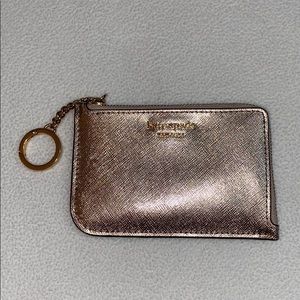 Rose gold wallet